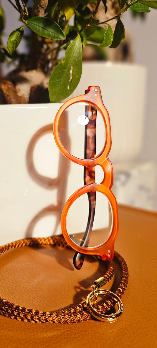 Occhiale Elba 2.5 graduato per lettura con laccio e custodia