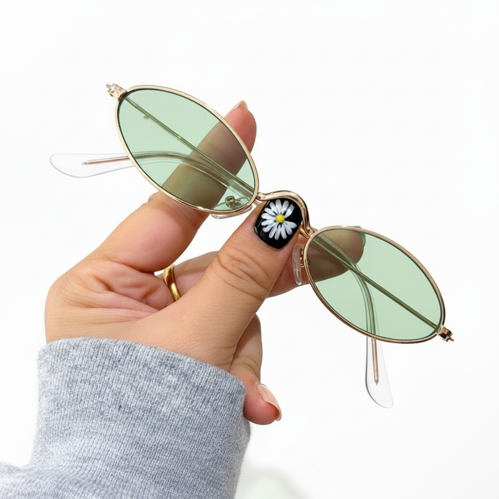 Occhiale Easyrider verde da sole vintage style