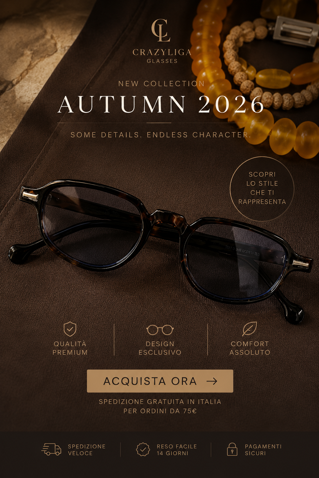 Occhiale Soul da sole con custodia